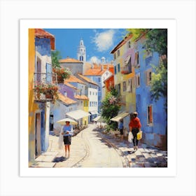 Oleo Viejo San Juan 2 Art Print