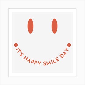 smile day Art Print