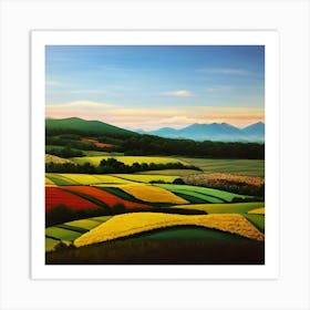 View From The Hills Art Print