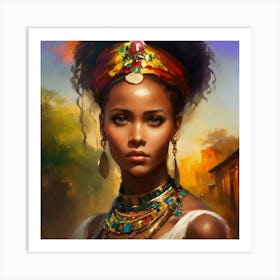 Egyptian Woman Art Print