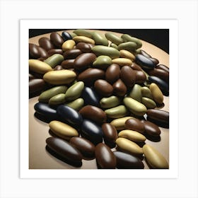 Chocolate Beans 5 Art Print