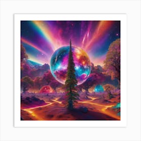 A Celestial Planet Art Print