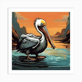 Pelican Art Print