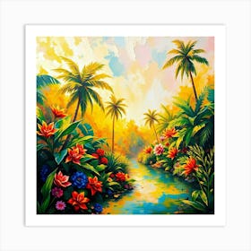 Tropical Jungle 3 Art Print