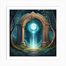 Portal To The Forest Art Print