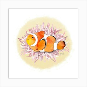 Clownfish/Poisson clown Art Print