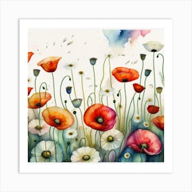 Poppies 3 Art Print