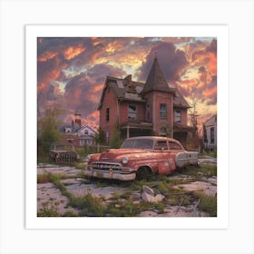 Abandoned House 1 Art Print