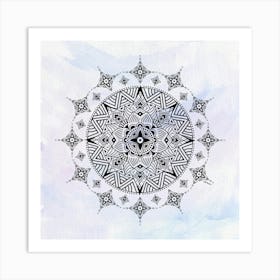 Spiritual Mandala Pattern Art Print