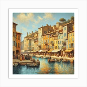 Port Of Saint Helena Art Print Art Print