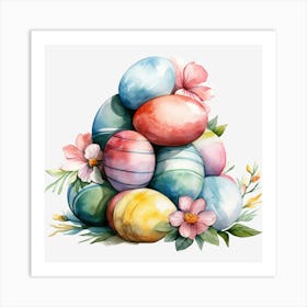 Easter Eggs 4 Art Print