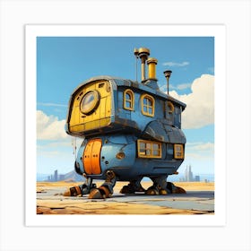 Robot House Art Print