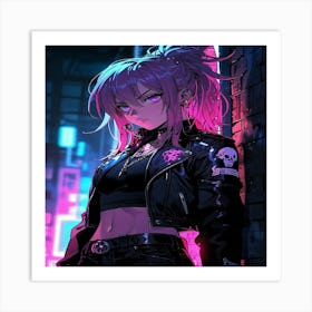 Anime Girl 1 Art Print