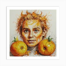 Oranges 1 Art Print