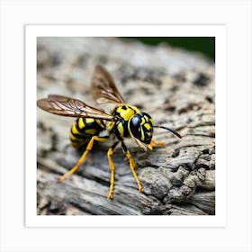 Wasp nature 2 Art Print