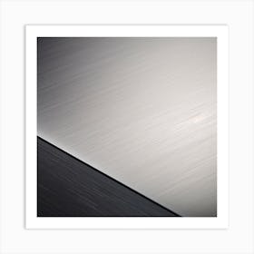 Brushed Stainless Steel Art Print