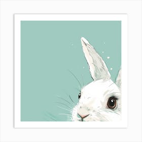 Rabbit Illustration Art Print