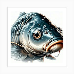 Carp Fish Art Print