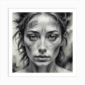 Portrait Of A Woman 32 Art Print