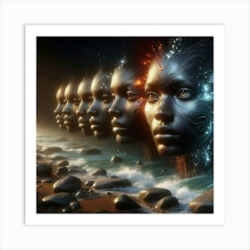 Ethereal Women Art Print