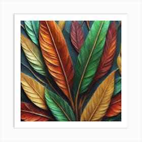 Autumn Leaves 7 Art Print