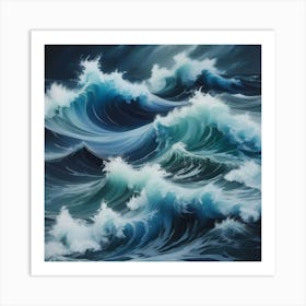 Stormy Seas Art Print