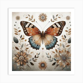 Decorative Art Butterfly VIII Art Print