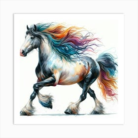 Rainbow Horse 3 Poster