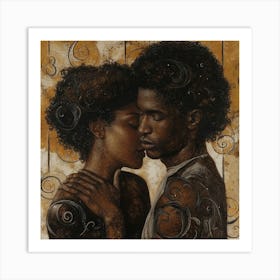 Echantedeasel 93450 African American Black Love Stylize 975 80af7b03 1da9 4027 9d5e 547434991ffe Art Print