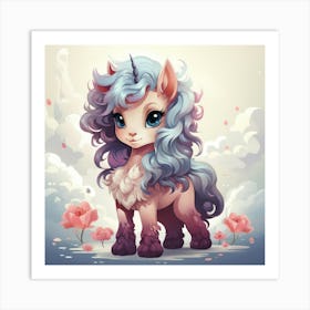 Unicorn Baby 1 Art Print