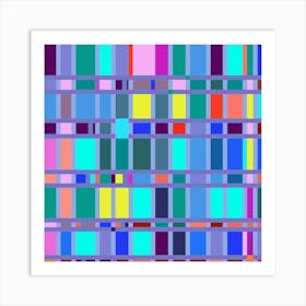 Abstract squares 2 Art Print