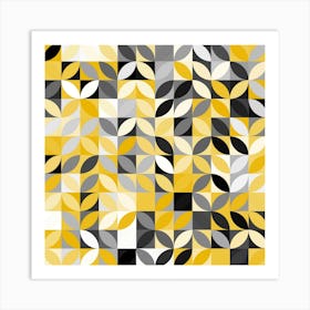 Abstract Geometric Pattern 25 Art Print