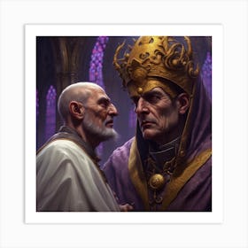 King And The Queen Art Print