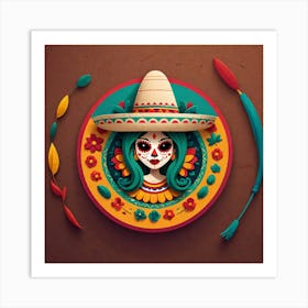 Mexican Logo Design Targeted To Tourism Business 2023 11 08t195114 Art Print