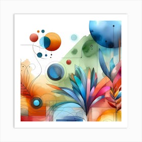 Abstract Painting 190 Art Print