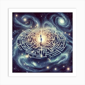 Space Maze Concept 1 Art Print