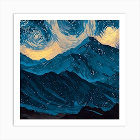 Starry Night Art Print