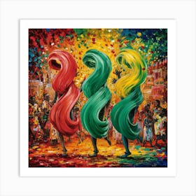 Rich cultural Tapestry And The Whirlwind Of Emotions 3 Art Print