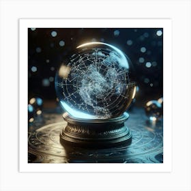 Astrology Crystal Ball Art Print