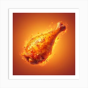 Chicken Food Restaurant14 Art Print