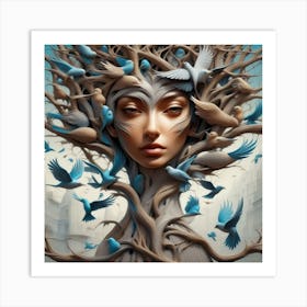 Flora Art Print