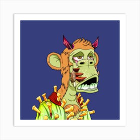 Devil Monkey Art Print