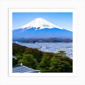 Mt Fuji Art Print