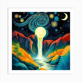 Starry Night 8 Art Print