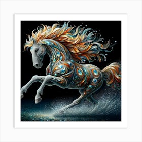 Horse Of Fire Art Print