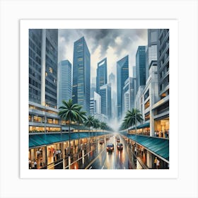 Singapore 1 Art Print