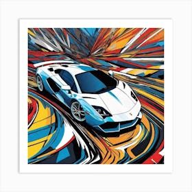 Lamborghini 80 Art Print