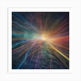 Abstract Space Background 2 Art Print