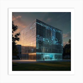 Futuristic Building Art Print