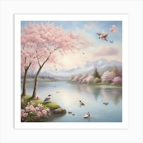 Springtime Serenity04 Art Print